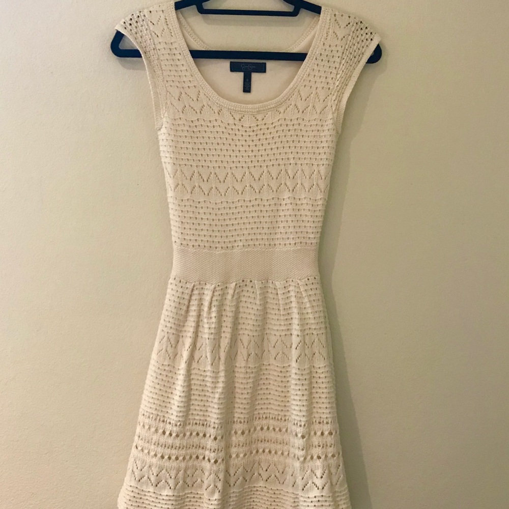Crochet Fit and Flare Dress